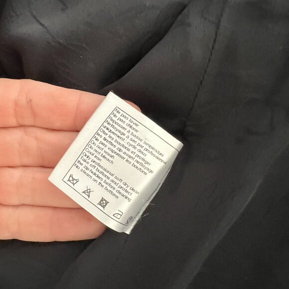 Chanel from Metropolis collection gray black coat size 40 - Picture 13 of 14